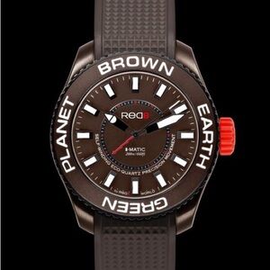 Lightly worn RED8 watch is a Swiss contemporary timepiece